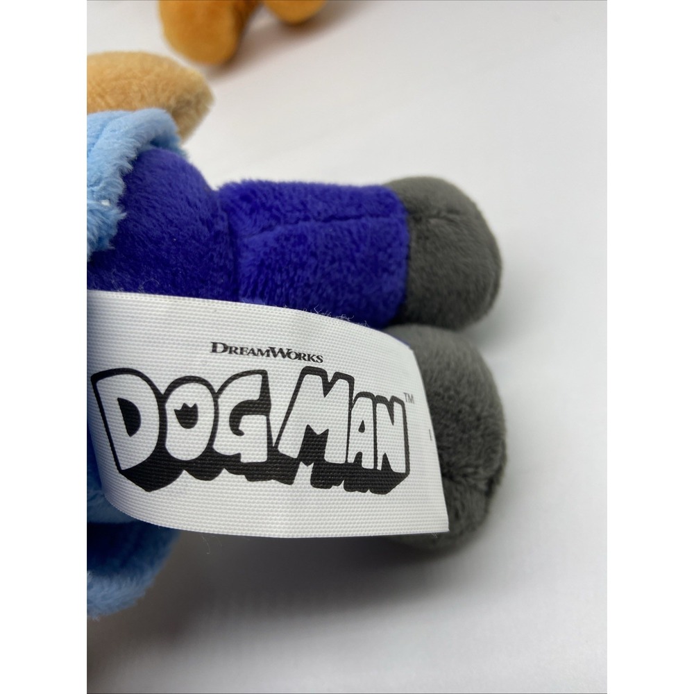 Jakks Pacific Dog Man Plush Set Petey the Cat DreamWorks 4 Piece Lot NWT - Picture 6 of 16